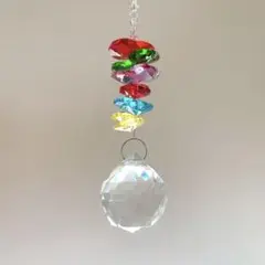 クリスタルサンキャッチャー　サンキャッチャー　レインボー　風水　カラフル