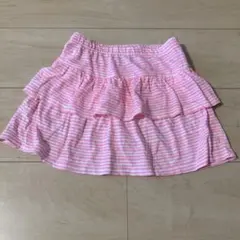 ピンクストライプスカート 116cm