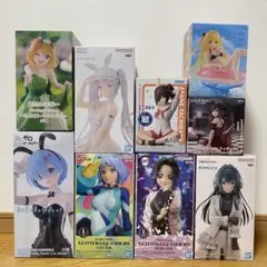 美少女プライズフィギュア　9点セット