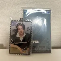 セガラッキーくじ　ENHYPEN　ヒスン　D賞　アクリル切手風　キーチェーン