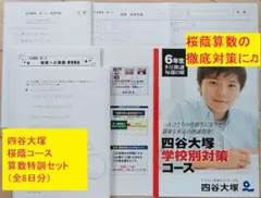四谷大塚　学校別対策コース選抜テスト　問題用紙解答解説　早稲アカNNサピックス 四谷大塚 6年生 2023年 組分け合不合判定テスト 問題・解説全集