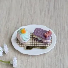 ハンドメイド ゆめかわミニチュアスイーツセット（固定済み）