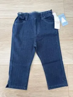 新品未使用　anyFAM 接触冷感 しろくまパンツ　デニム　110