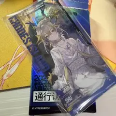 アークナイツ　シュウ　通行認証+缶バッジ　まとめ売り 公式ショップ】 アークナイツ シュウ 通行認証+缶バッジ まとめ