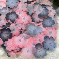 ワッペン パッチ 花 フラワーモチーフ デコパーツ 和裁 新品 未使用
