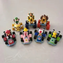 マリオカート　プルバックフィギュア　プルバックカー　7種セット