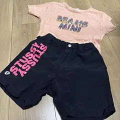 ステューシー　ビームス　男の子夏服セット　上下セット