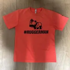 #RUGGERMAN Tシャツ オレンジ S ラグビー