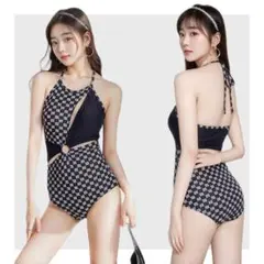 お値下げ中♡ 水着 モノキニ ワンピース M ホルターネック リゾート プール
