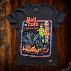 STEVEN RHODES スティーブンローズ 大判プリントTシャツ ブラック黒
