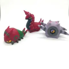 ポケモンキッズ　指人形　フシデ　ホイーガ　ペンドラー