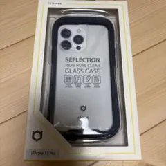 Hamee iPhone 13 Pro ガラスケース　ネイビー