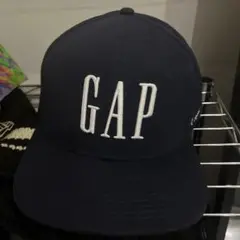 00s Old GAP ネイビー ベースボールキャップ スナップバック