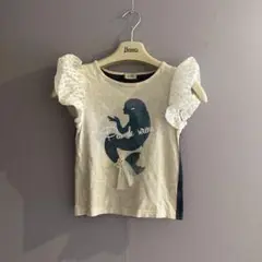 Bizzuフリル袖Tシャツ