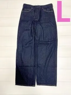 【CORNIER】SILK NEP DENIM PANT ネイビー L 中古・古着通販】cornier (コルニエ) SILK NEP DENIM PANTS