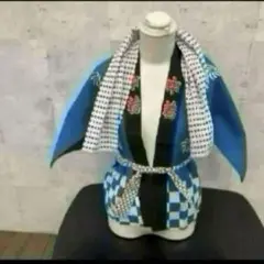 ② お祭り 中若 はっぴ 法被 伴天 半纏 男女兼用 帯 手拭い3点セット 神輿