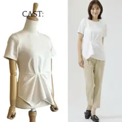 【CAST:】 イレギュラーヘムデザインカットソー