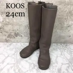 KOOS コース ロングブーツ レザー 38