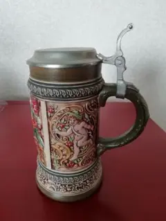 GERZ ビアジョッキ　蓋付き　ビンテージ Gerz ヴィンテージ 蓋付きビールジョッキ ドイツ ヴィンテージ