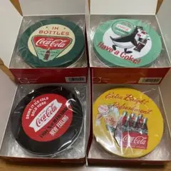 タイトー　くじ　コカコーラ　D賞　レトロ缶ケース　全４種　コンプリート　セット