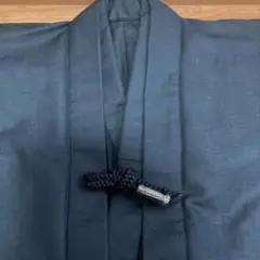【新品】男性着物4点セット　メンズ　着物　襦袢　羽織　羽織紐　アンサンブル　茶道