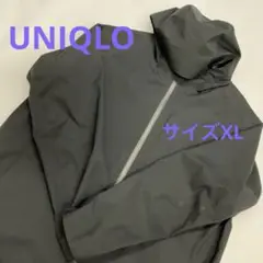 UNIQLO ブロックテックパーカー　3Dカット　ブラック　XL ＃2003