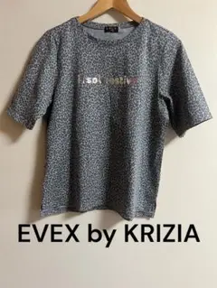 EVEX by KRIZIA ヒョウ柄 Tシャツ サイズ42