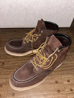 ドラゴン RED WING 8878 ブラウン ワークブーツ 25cm RED WING レッドウィング 8878 羽根タグ CLASSIC MOC TOE JAVA