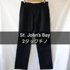 St. John's Bay 2タックチノ ダークネイビー 32