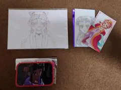 薬屋のひとりごと展 ミントタブレット(中身あり)＆ポストカード＆チケット風カード