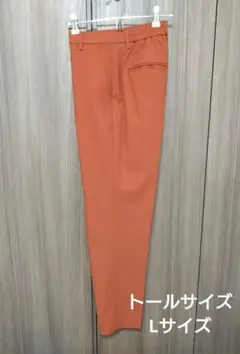 PLST　プラステ　リネンブレンドスティックパンツ トールサイズ　L