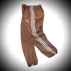 adidas 80s トラックパンツ ブラウン×ベージュ M