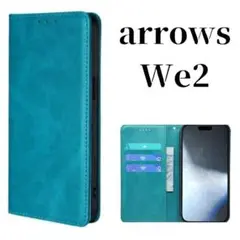 arrows We2 スリム マグネット 丈夫 アローズ 手帳型 ケース カバー