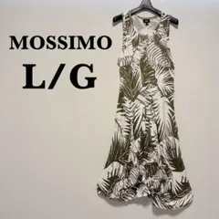 MOSSIMO モッシモ【L/G】葉柄 ノースリーブワンピース