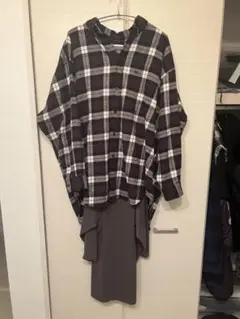 balenciaga チェックシャツ