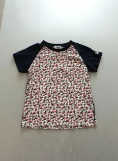 FILA フィラ ロゴ パターン 半袖 Tシャツ カットソー M