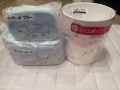 スヌーピーくじ ②バニティポーチ⑧ポーチと13ルームボックスセット