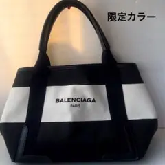 【バレンシカアガ】限定カラー/トートバッグ ネイビーカバS