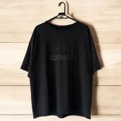 GU/ジーユー　クイックドライビッグT半袖 グラフィック　半袖Tシャツ　黒　XL