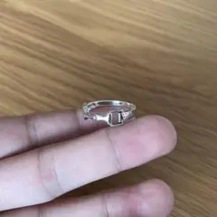 silver 925 horse bit ring