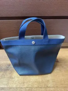 エルベシャプリエ 舟型トートバッグ GP NAVY