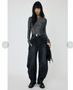 MOUSSY NARROWED HEM COCOON STRAIGHT