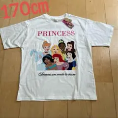新品　白　ディズニープリンセス Tシャツ 170cm 半袖　Tシャツ