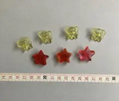 ボタン7個　星・ゾウ