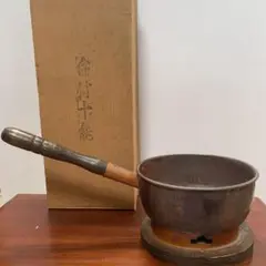 新台付十能セット　ステンレス製　美品　茶道具　送料込 台十能 – 【火鉢専門通販ショップ】火鉢.shop 増田屋