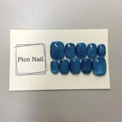 ブルーマグネットネイルチップ