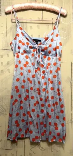 *新品未使用*FOREVER21 チェリー柄サテンミニワンピース