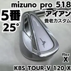 良品 mizuno pro 518 5番単品アイアン 養老カスタム 硬さX