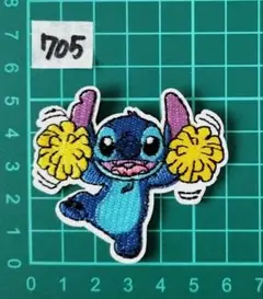 スティッチ刺繍アイロンワッペン 705