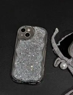 iPhone12mini キラキラグリッターケース